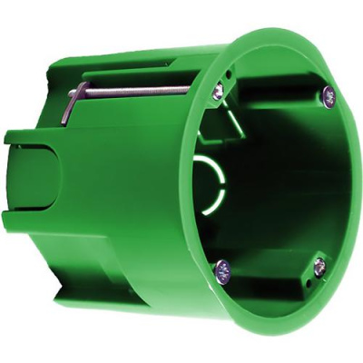 Коробка установочная 68х60мм металлические лапки ГИПРОК