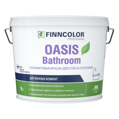 Краска Oasis Bedroom С п/мат 9л