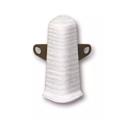 Угол для плинтуса 70мм "Деконика" Клен патина / 265 наружный (комплект)										