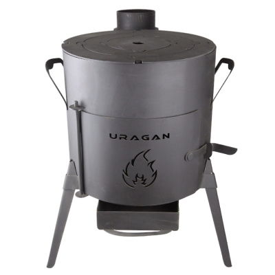 Печь Ураган 30 см с трубой