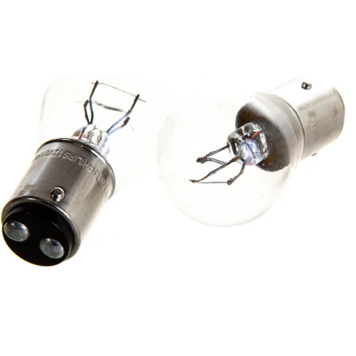 Лампа авт. 12V (стоп/габарит, смещение) P21/4W 21/4W BAZ15d Philips