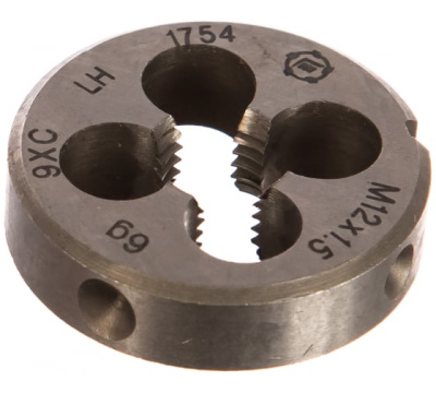 Плашка круглая 12,0*1,5 с левой резьбой