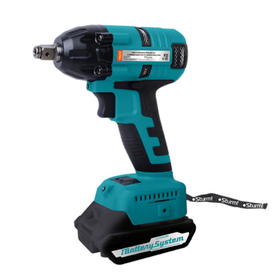 Гайковерт ударный б/щ Sturm! 18В,2скор,2акк Li-Ion 2 Ач,320Нм,1/2",зар 1ч,1BatterySystem CD350S 