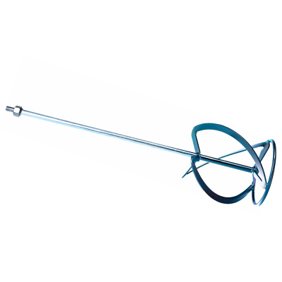 Насадка для миксера, для тяжелых растворов,120 х 590 мм, оцинкованная,хвостовик резьба М14// Сибртех