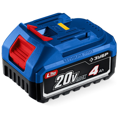 Аккумулятор ЗУБР  Power PRO, 20 В, 4.0 А·ч, LMS, ПРОФЕССИОНАЛ (BP-P-20-4)