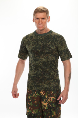 Футболка кмф "Цифра зеленая" (мод.ФК-07) (48)