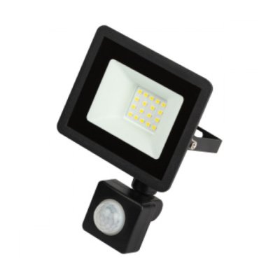 Прожектор светодиодный уличный регулируемый ИК датчик ЭРА LPR-042-2-65K-020 20Вт 6500К 1600лм IP44