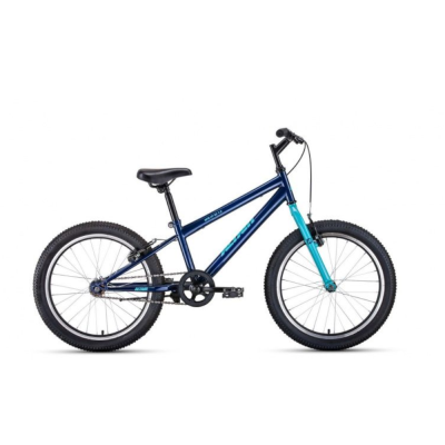 Велосипед ALTAIR MTB HT 20 1.0 (20" 1ск) темно-синий / бирюзовый