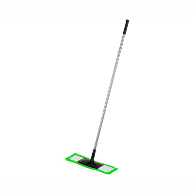 Швабра насадка плоская микрофибра 13*43см,ручка 110см,карм,Mop Clean/310474 Рыжий кот