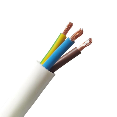 Провод ПВС 3х1.5 белый ТРТС(10м) (Ореол)