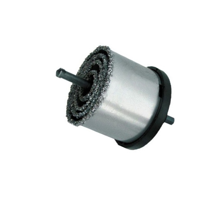 Коронки кольцевые по кафелю карбидные, набор 4 шт., 33-53-67-73 мм