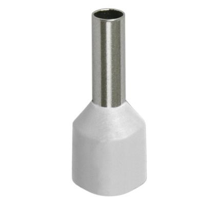 Наконечник кабельный НШвИ 0,8-8 белый Е7508