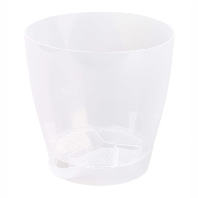 Адель д/орхидей со вставкой С НИЖНИМ поливом 1,5л d14 h14,5см прозрачный 1,5л/20