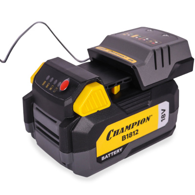 Аккумулятор CHAMPION B1812 (18В 4Ач Li-ion 0,7кг t хранения от+10°С до+20°С), CHAMPION, КИТАЙ, B1812