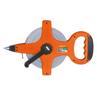 Рулетка 30 м геодез. ФИБЕРГЛАСС, ШТЫК ДЛЯ ФИКСАЦИИ, Sturm! 2010-07-GP-30