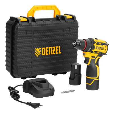 Дрель-шуруповерт аккумуляторная бесщет. CDH-BL-12, Li-Ion, 12 В// Denzel