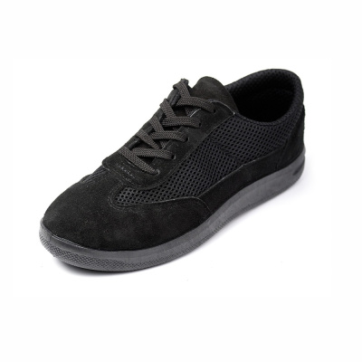 Кроссовки кожаные (спилок/сетка) (46)