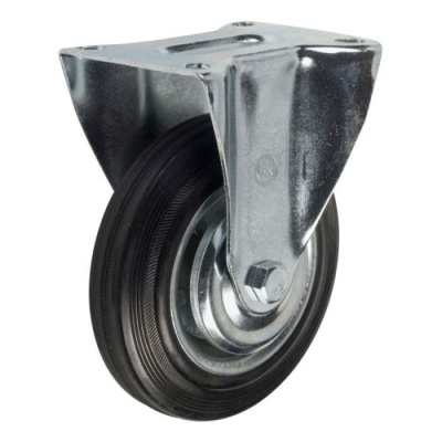 Опора неповоротная колесная ф200