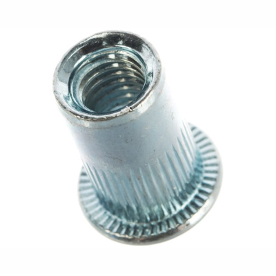 Заклепки с насечками, 500 шт, Профессионал (31317-06) ЗУБР  М6, станд.бортик, стальные резьбовые