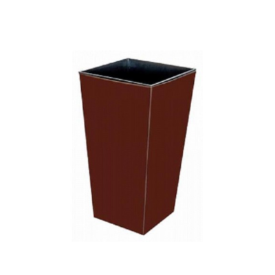 Кашпо "Рапис" глянцевое 47 см (Коричневый)			