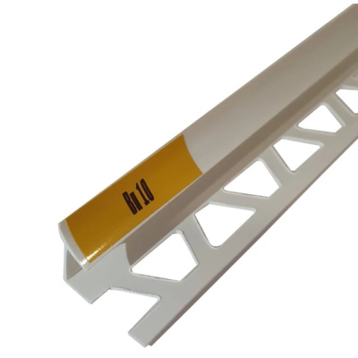 Раскладка внутренняя под плитку 10мм 2,5м "Идеал" Белая / 001