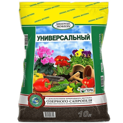Грунт унивесальный 10 л ( на основе озерного сапропеля) 8/320 Гера