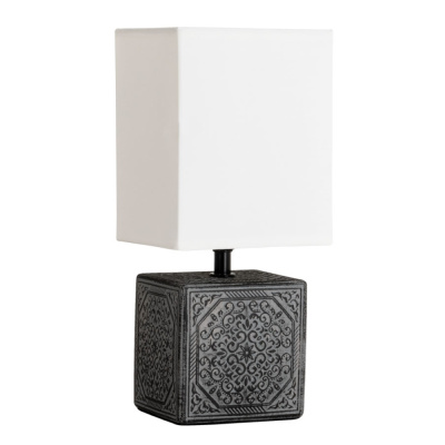 Светильник настольный E14 40W 290x110x130  античный черн./ткань FIORI A4429LT-1BA ARTELAMP 