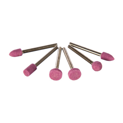 Шарошки по металлу, алюминий-оксидные, мини, набор 6шт. ФИТ