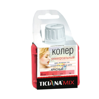 Красный  колер TICIANA  80 мл