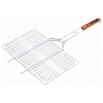 Решетка гриль 270х240 мм, хромированная Camping// Palisad