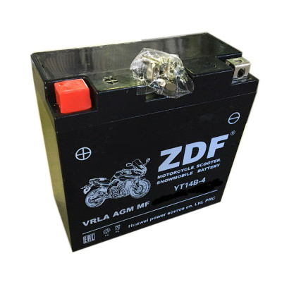 Аккумулятор ZDF Moto Battery 1212.1 VRLA (YT12B-4) прямая Аккумулятор ZDF Moto Battery 1212.1 VRLA (YT12B-4) прямая