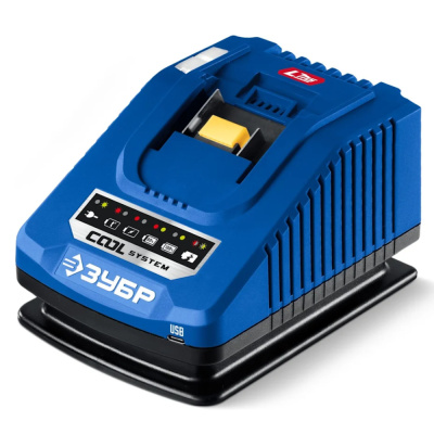 Устройство зарядное ЗУБР  Turbo CHARGE, 20 В, 1 порт, 1 х 6 А для LMS АКБ, ПРОФЕССИОНАЛ (TC-20-1)