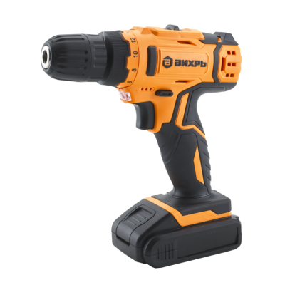 Дрель-шуруповерт аккумуляторная ДА-18Л-2КА (1,5 А/ч) Вихрь 72/14/25