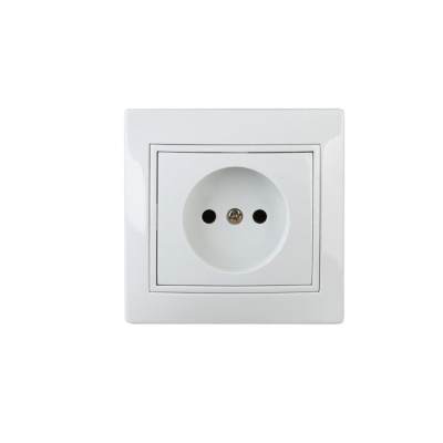 Розетка 2P, 16А-250В, IP20, СУ, белый Intro Plano 1-201-01 