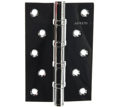 Петля Апекс 1шт 120*80-В4-Steel-СR хром. унив 4 подш-++