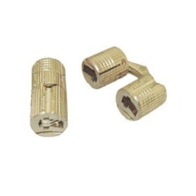 Петля потайная латунь D12, ДСП 18 мм