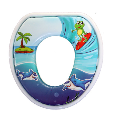 Детская накладка на унитаз "BossBaby" мягкая /ассорти 533 Т" 103-533