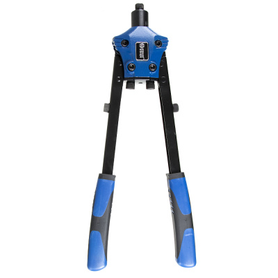 Заклепочник двуручный КОБАЛЬТ 370 мм, усиленный, заклепки 2,4-3,2-4,0, блистер (919-624)