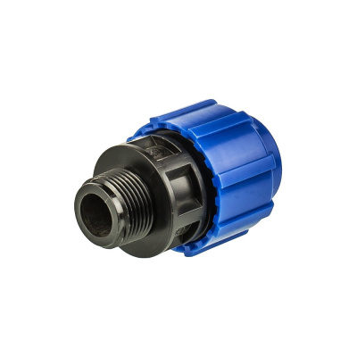 Муфта ПЭ 25х1" нар. резьба 
