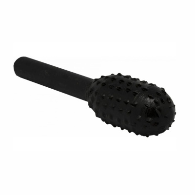 Шарошка по дереву ПРАКТИКА стальная, овальная 13 х 28 мм, хвост 6 мм блистер