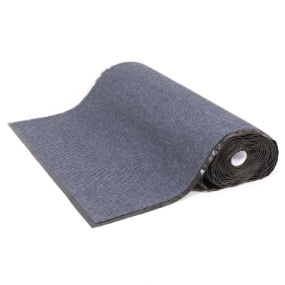 Коврик-дорожка влаговпитывающий "Ребристый" 0,9*12м, серый SUNSTEP