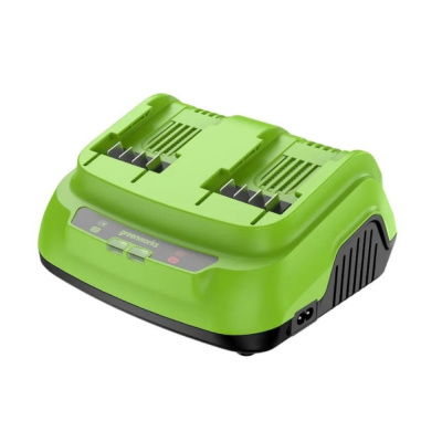 Устройство ультрабыстрое двойное зарядное Greenworks G24X2C8, 24V, 8A (2958807)