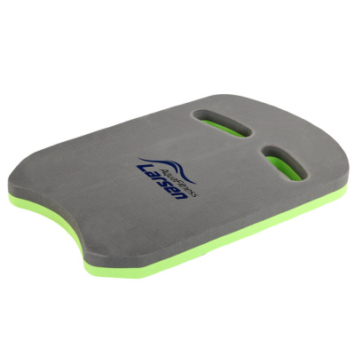 Доска для плавания AquaFitness Larsen YP-07SP р28х43х3.5 графит/лайм