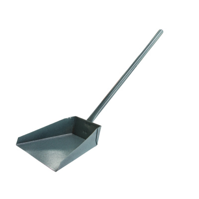 Совок для мусора металл.крашеный,длинная ручка (15)