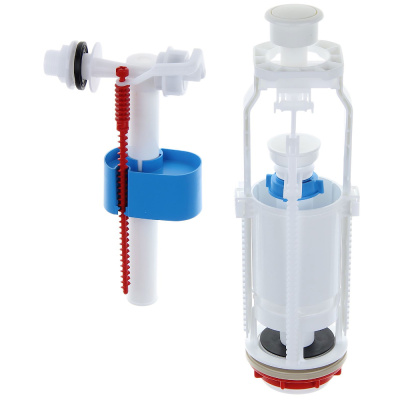 Арматура к смыв. бачку Кноп. АНИпласт бел  бок/подв. WC6050 АНИ пласт ЭКОНОМ