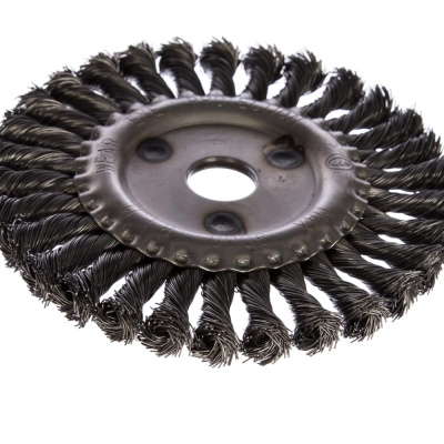 Корщетка "Колесо" 150мм, витая, посад. диаметр 22