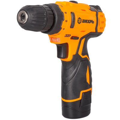 Дрель-шуруповерт аккумуляторная ДА-12Л-2КН с набором инструментов Вихрь 72/14/35