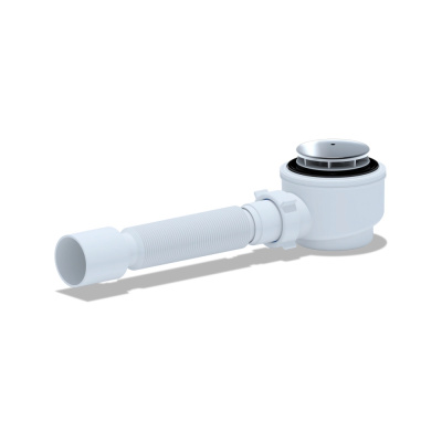 Сифон для душ.поддона 50*40 с гофрой 40*50 Ani Е415C АНИ пласт