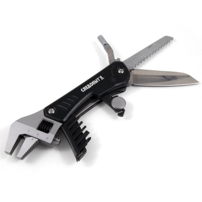 Мультитул (гаечный ключ) "СЛЕДОПЫТ-URBAN", 160х40х18 мм, 7 предметов, с набором бит, в чехле, на бли