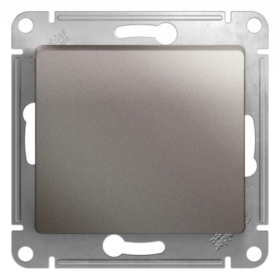 Выключатель 1-клавишный механизм сх.1 платина GLOSSA 